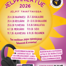 Jelppikiertueen 2026 loputkin tapahtumapäivämäärät ovat nyt selvillä